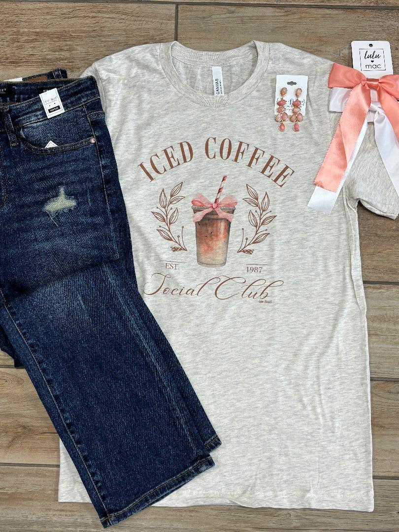 Iced Coffee Social Club Graphic Tee