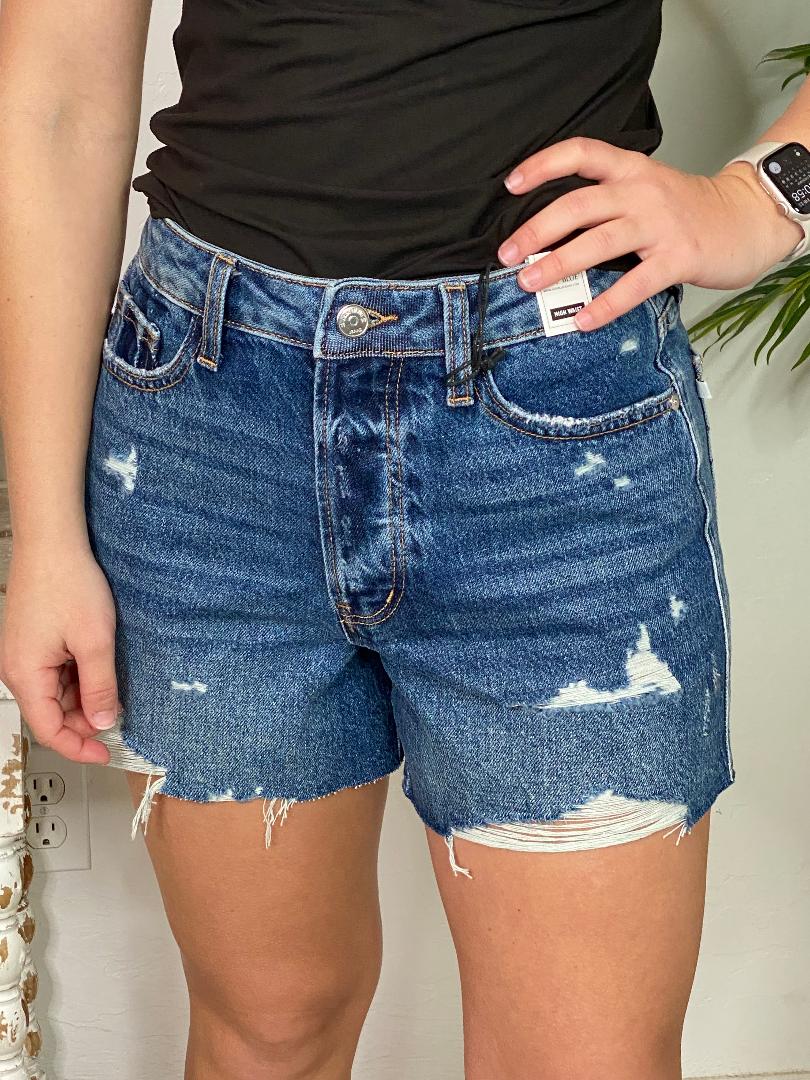 Judy Blue HW Rigid Magic Cut Off Shorts