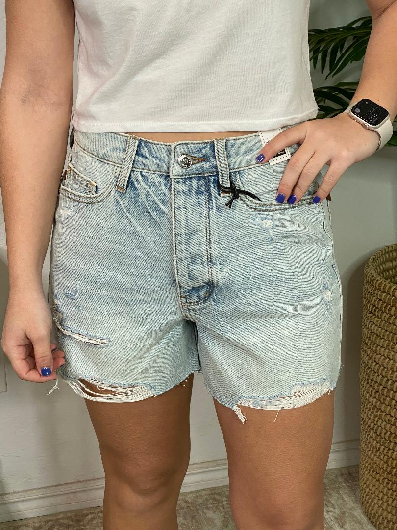 Judy Blue HW Rigid Magic Cut Off Shorts S-XL