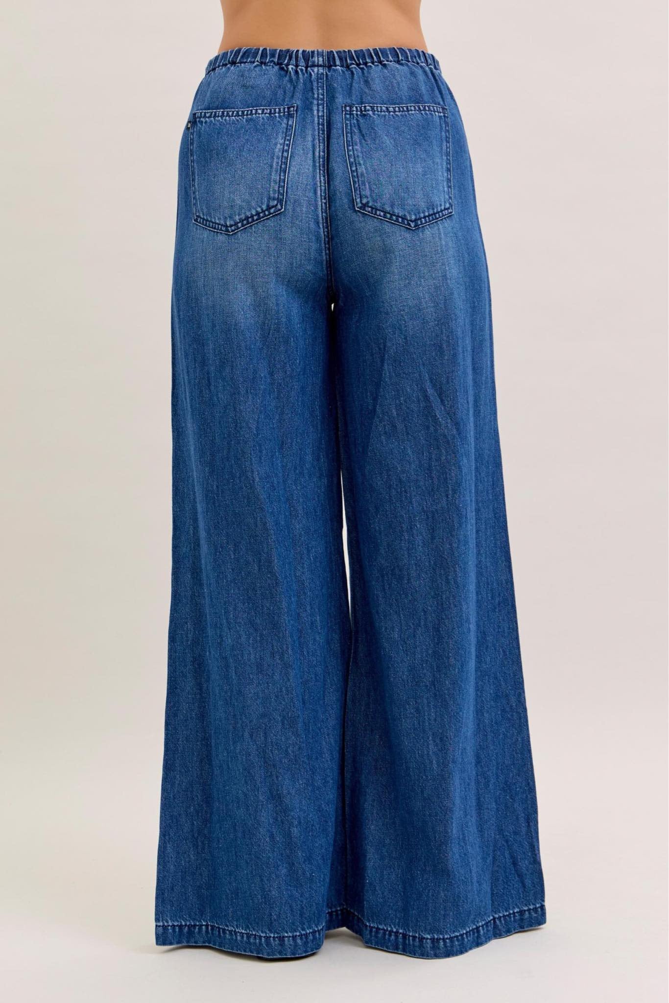Judy Blue HW Palazzo Pants in Regular & Curvy