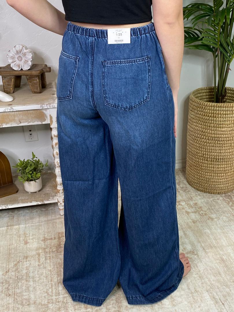 Judy Blue HW Palazzo Pants in Regular & Curvy