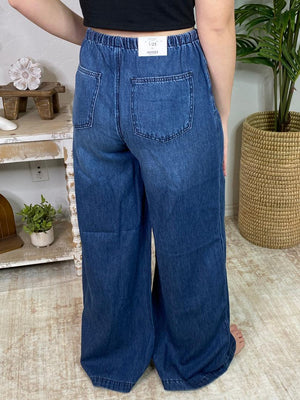 Judy Blue HW Palazzo Pants in Regular & Curvy