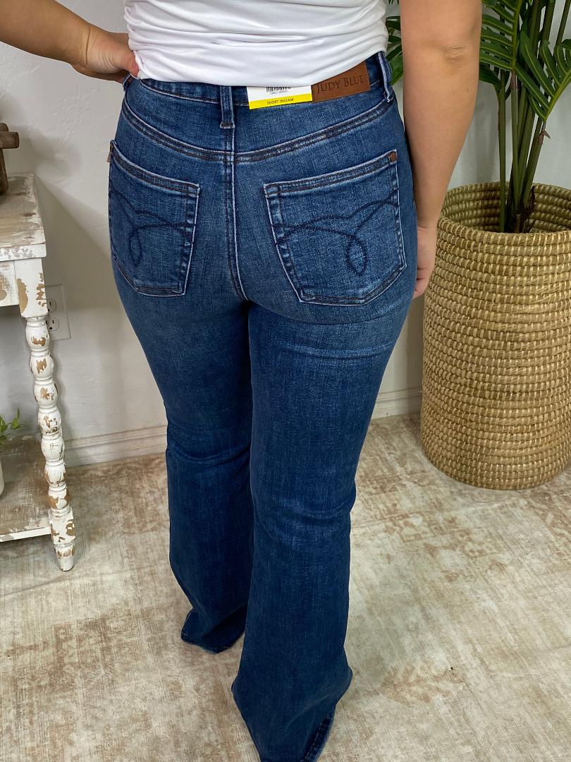Judy Blue SHORT Length High Waist Tummy Control Bootcut Jeans 0-20W