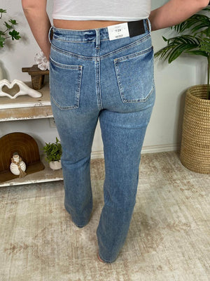 Judy Blue Tummy Control High Waist Slim Straight Jeans