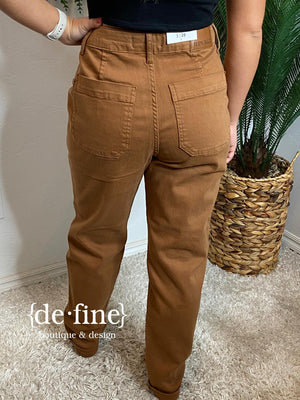 Judy Blue High Waist Camel Jogger