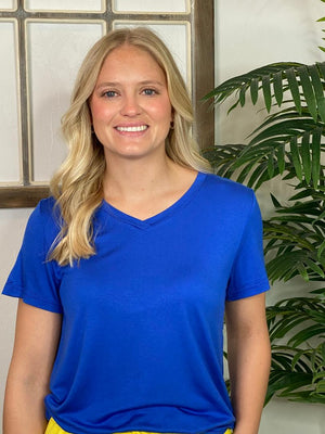 Royal Blue Basic Tee