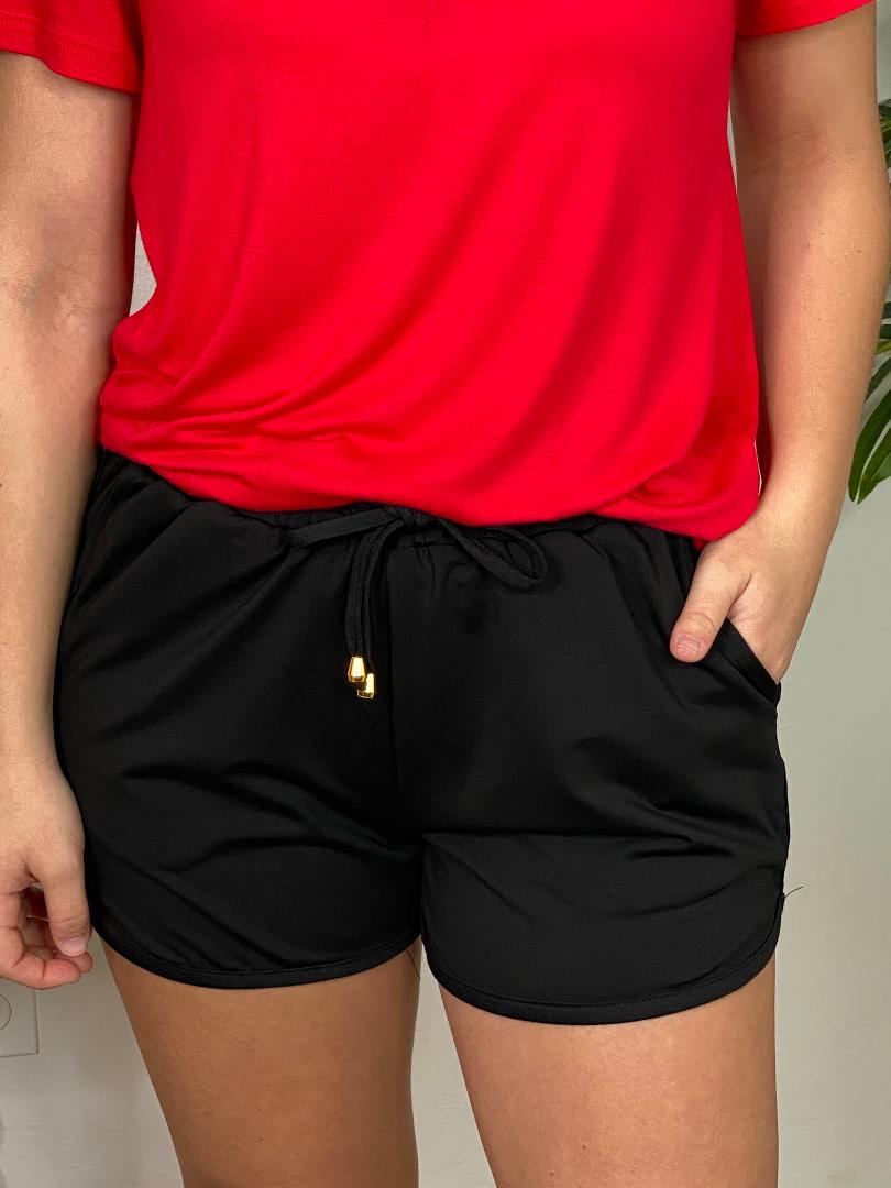 After Dark Black Everyday Shorts