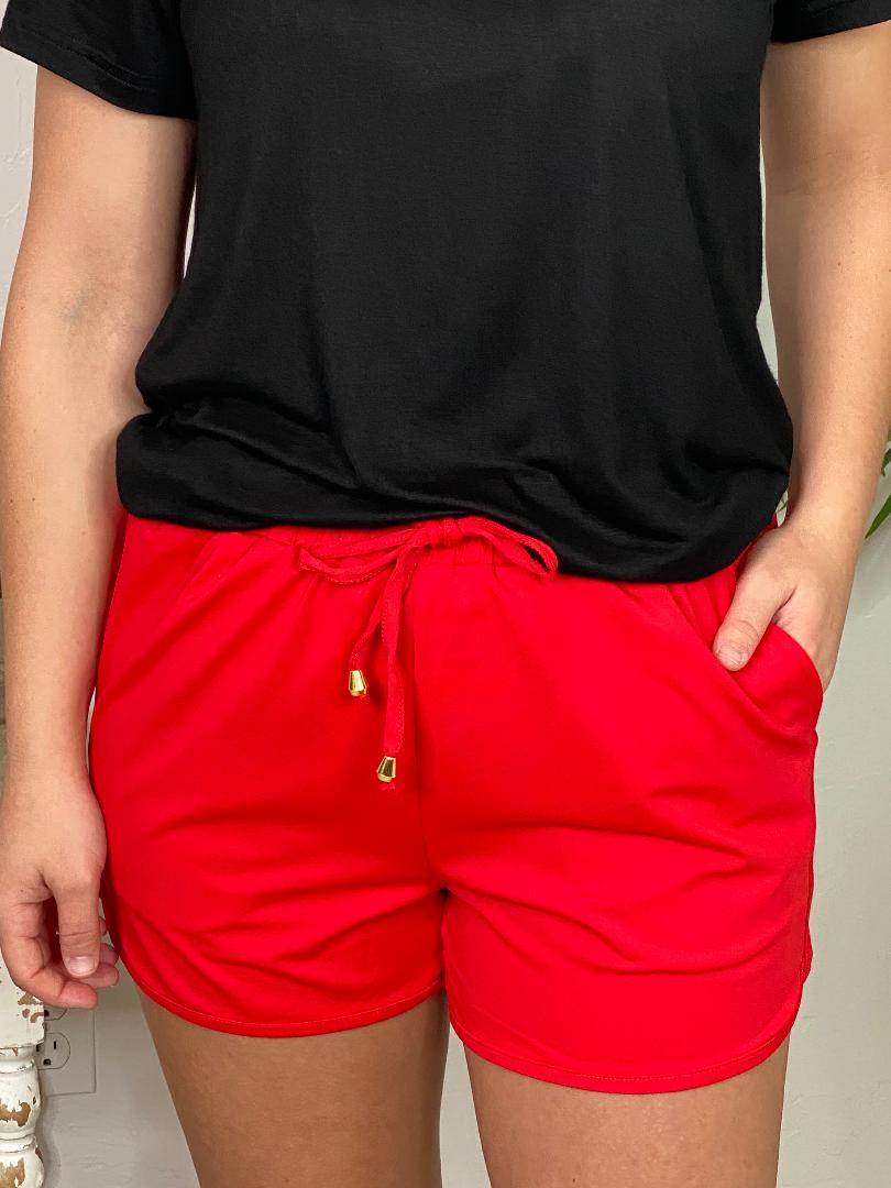 Red Everyday Shorts