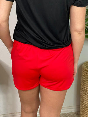 Red Everyday Shorts