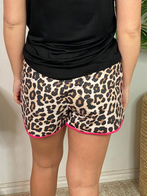 Safari Chic with Pink Trim Everyday Shorts