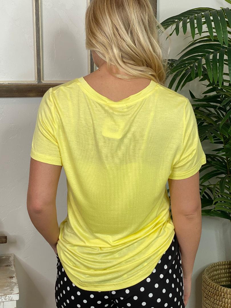 Butter Yellow Basic Tee