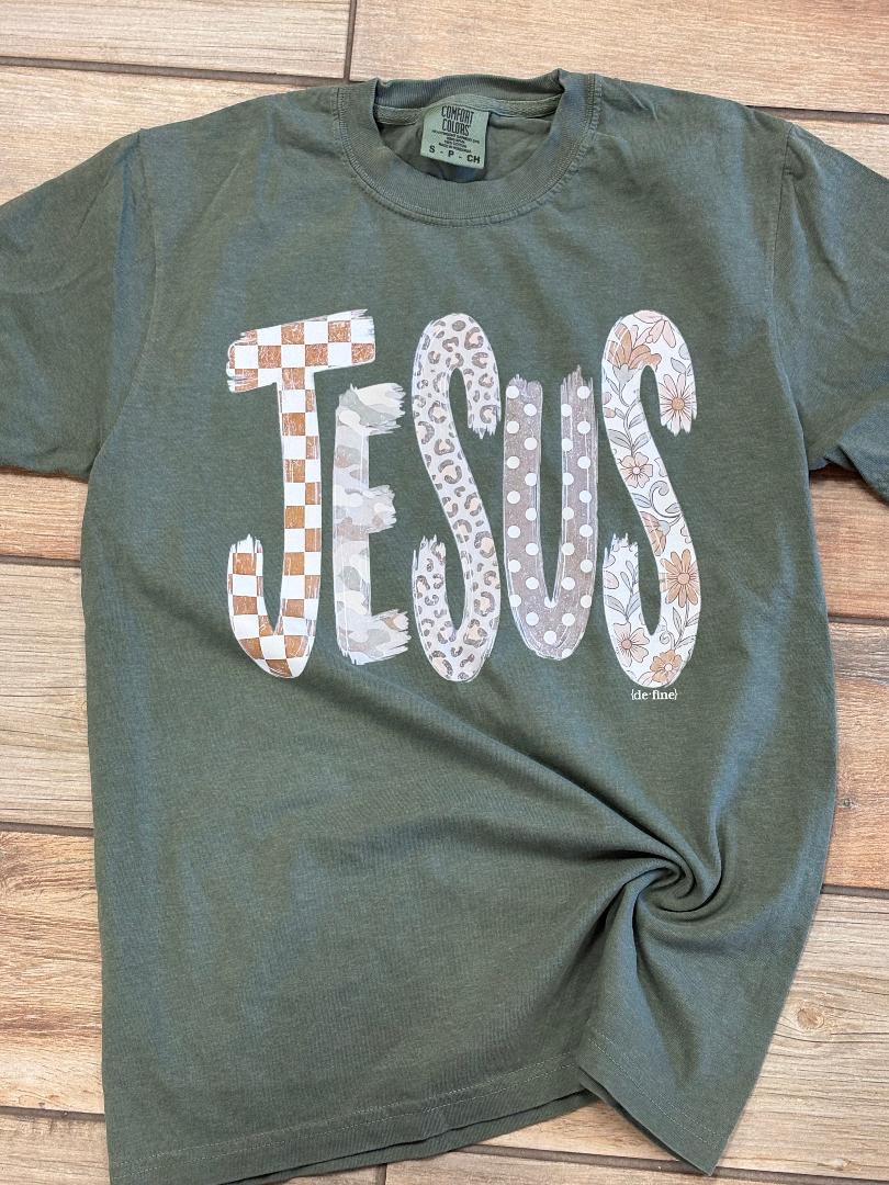 Jesus Fall Multi Graphic Tee