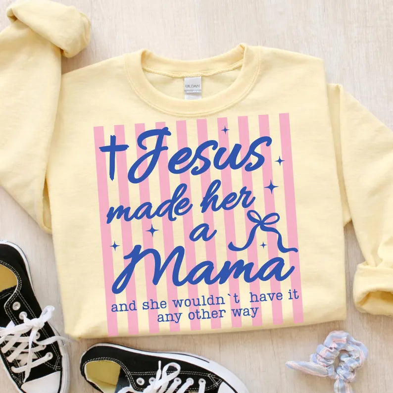 Jesus Made Her a Mama Graphic Tee