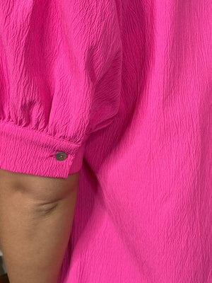 Ruffle Accents V-Neck Blouse in 3 Colors