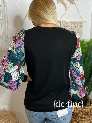 Sydney Top with Billowy Sleeves