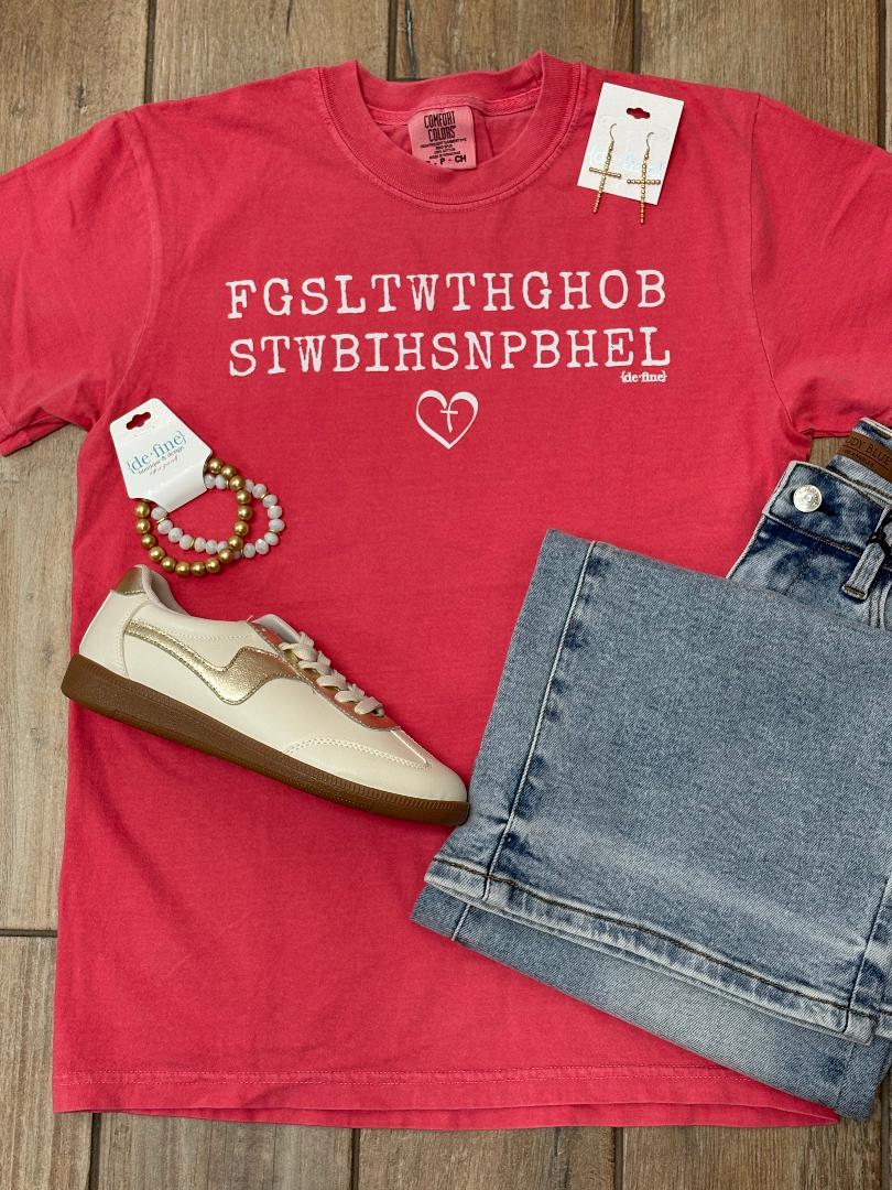 John 3:16 Letters Graphic Tee