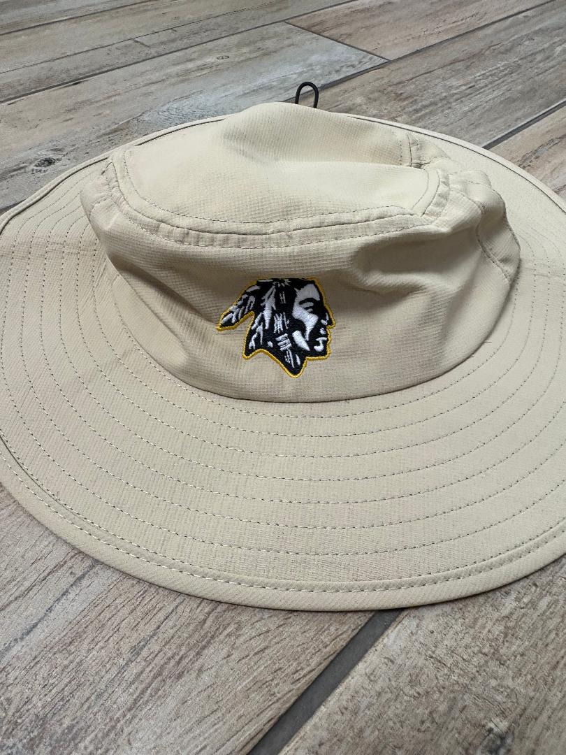 Tecumseh Mascot Booney Hat Khaki