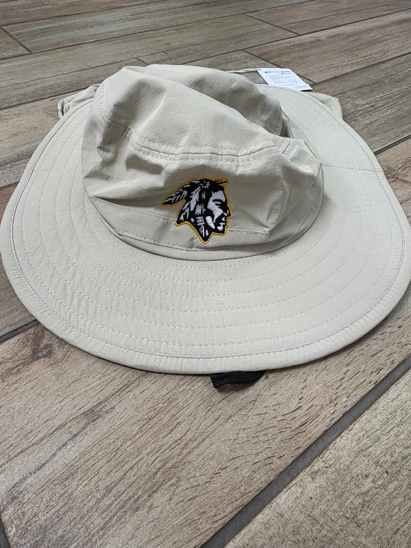 Tecumseh Mascot Booney Hat Khaki