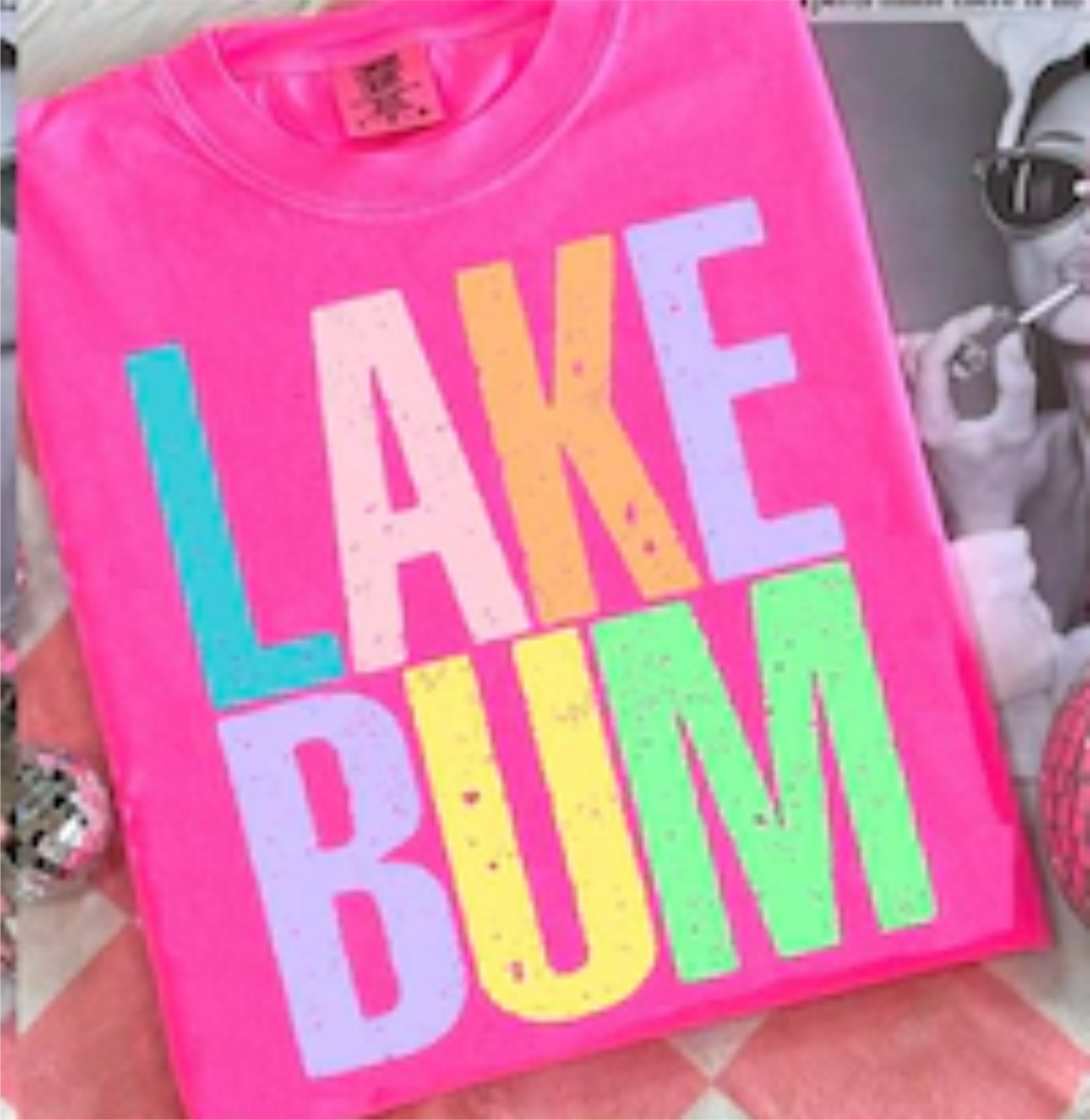 Lake Bum Graphic Tee or Tank