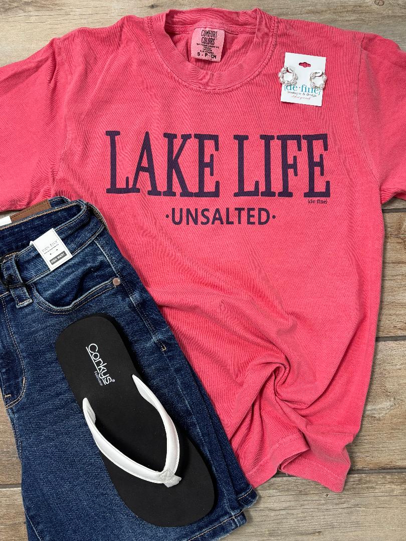 Lake Life Unsalted Graphic Tee or Tank or Sweatshirt