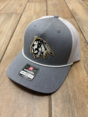 Tecumseh Savages Leatherette Patch Hats