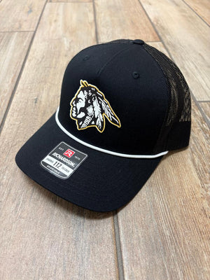 Tecumseh Savages Leatherette Patch Hats