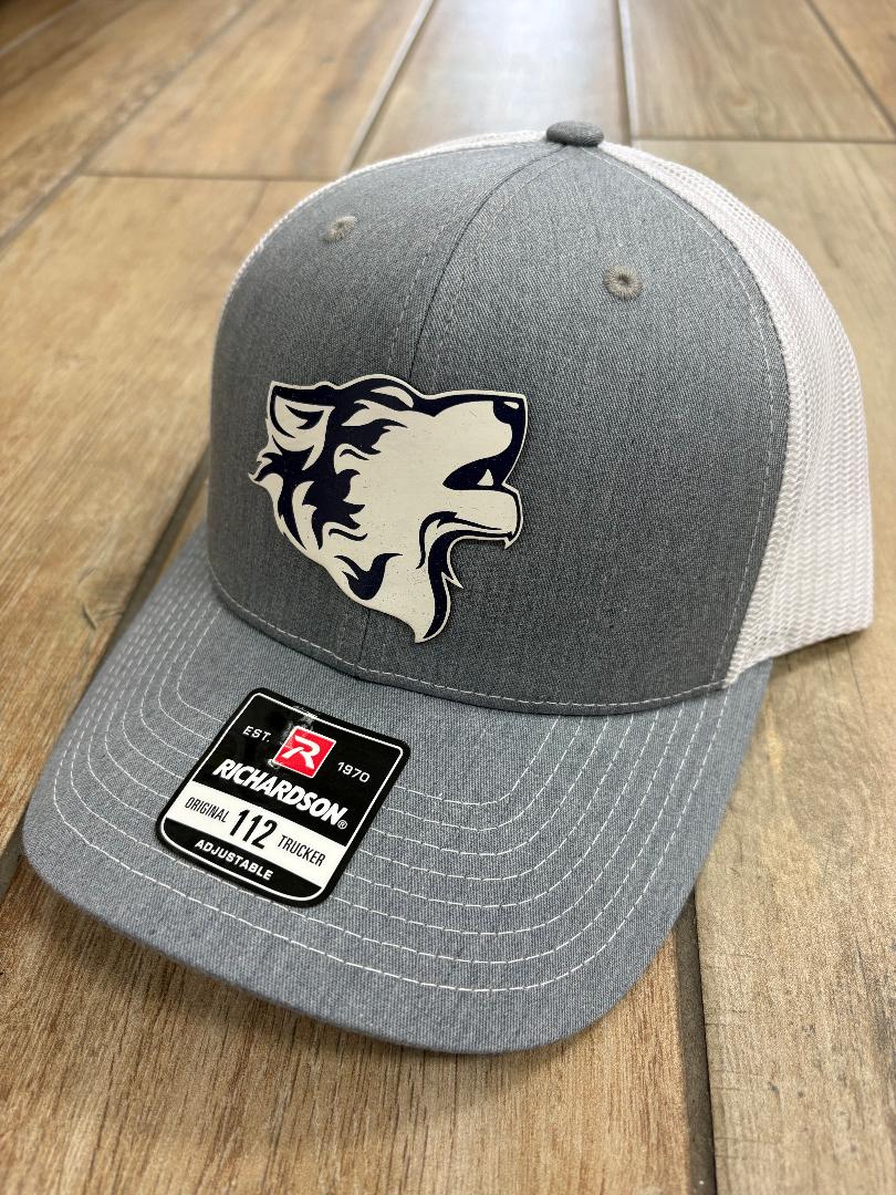 Shawnee Wolves Leatherette Patch Hats
