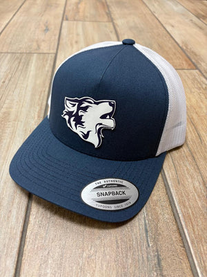 Shawnee Wolves Leatherette Patch Hats