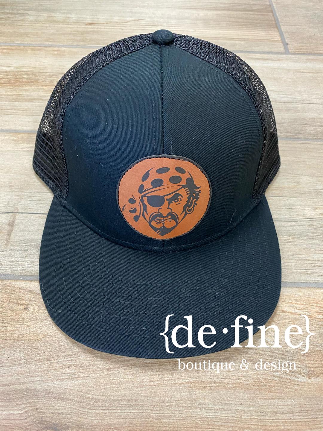 Dale Pirate Head Patch Trucker Hats
