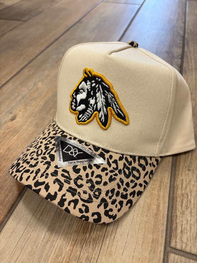 Savage Leopard and Cream Snapback Trucker Hat