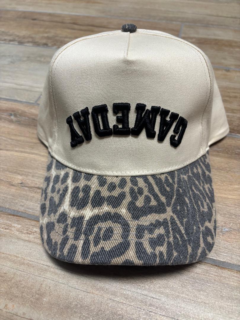 Gameday Leopard Upside Down Hat