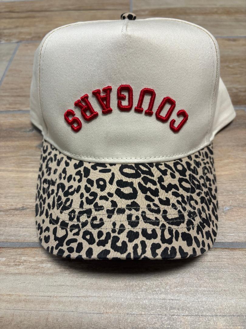 Cougars Leopard Upside Down Hat