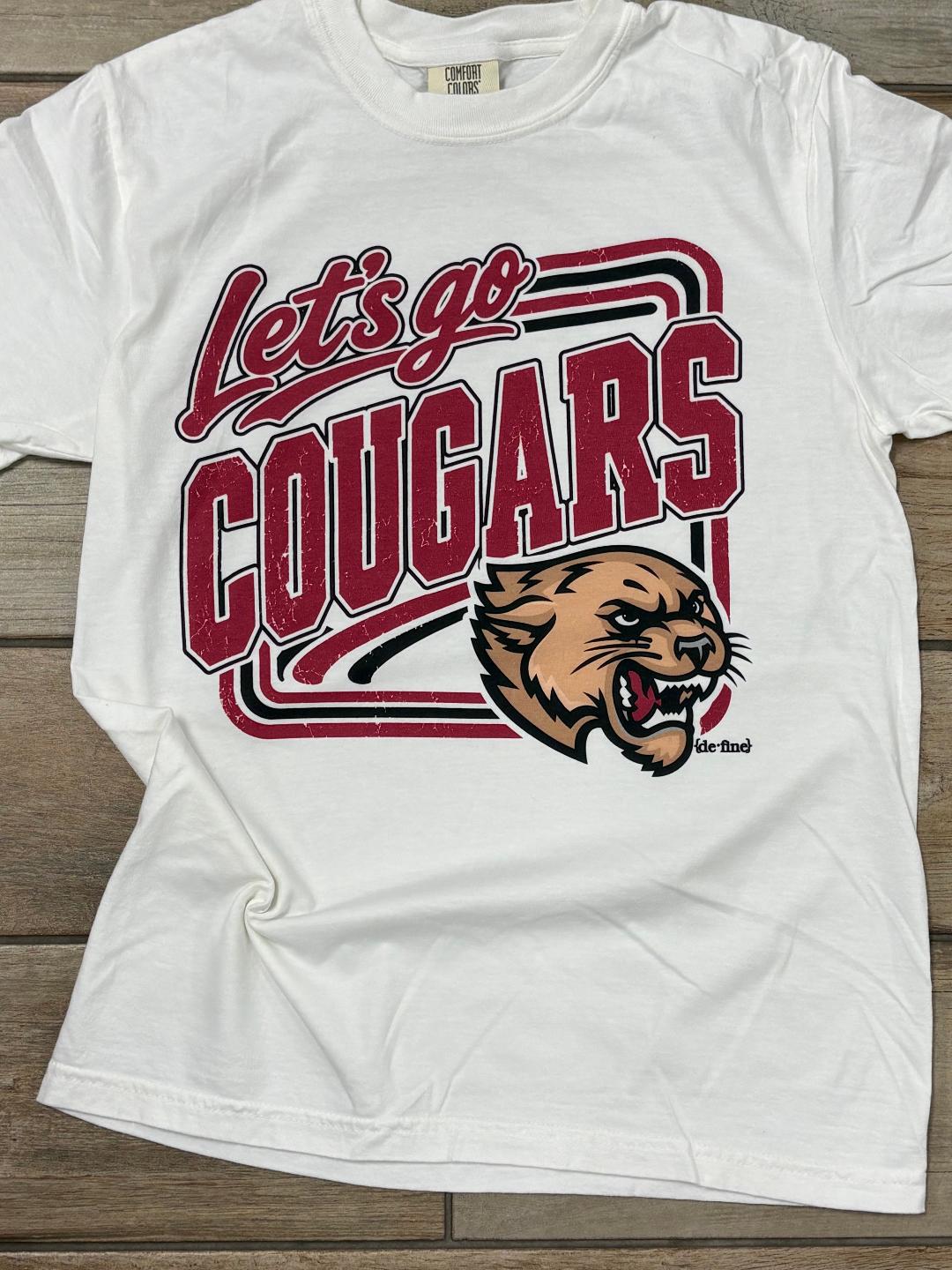 Let's Go Cougars Graphic Tee