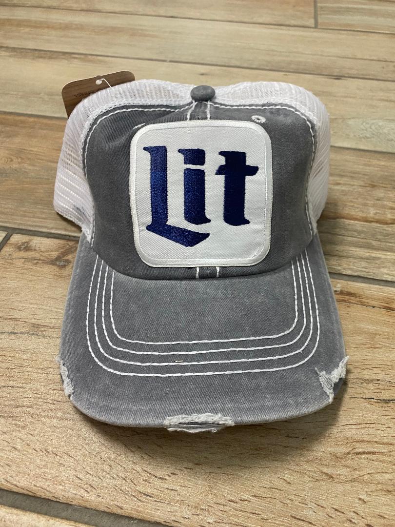 Lit Unstructured Hat