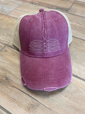 Boot Stitching Hats in Many Styles!