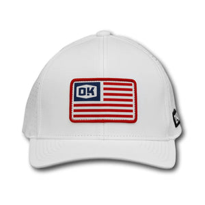 OKIE Merica Performance Navy or White Hat