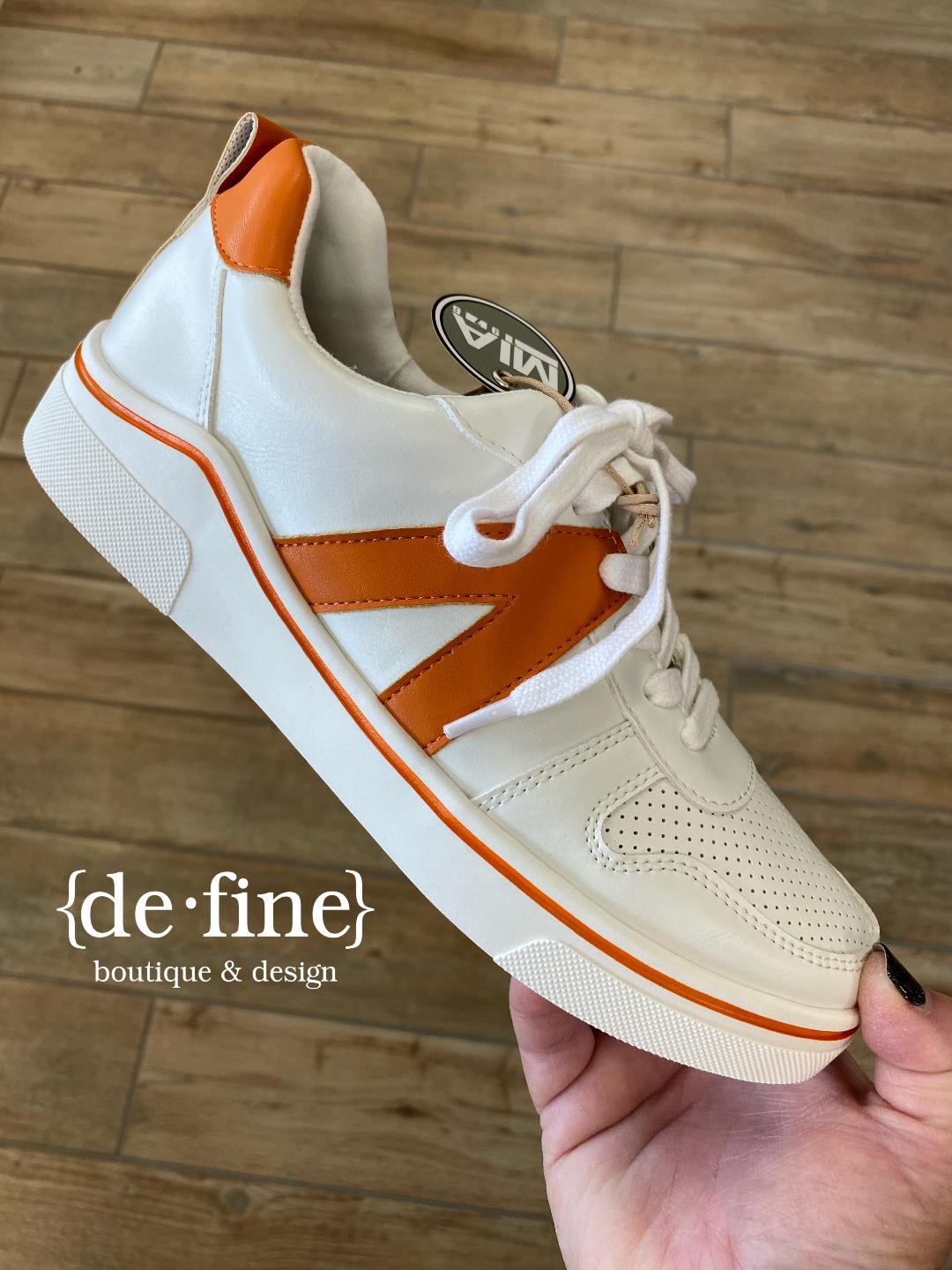 Mia Malta Orange Sneakers