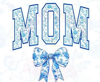 Mom Floral Toile Tee or Sweatshirt