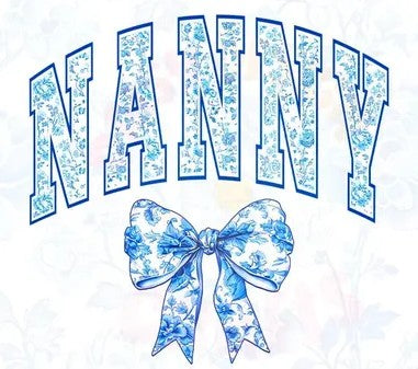 Nanny Floral Toile Tee or Sweatshirt