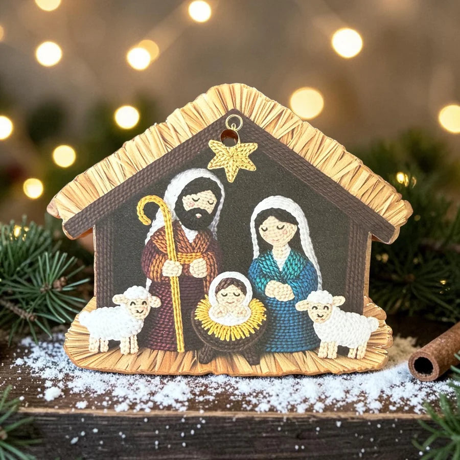 Nativity Car Freshie