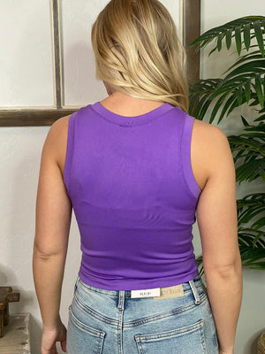 Fitted Cropped Tank in 9 Colors