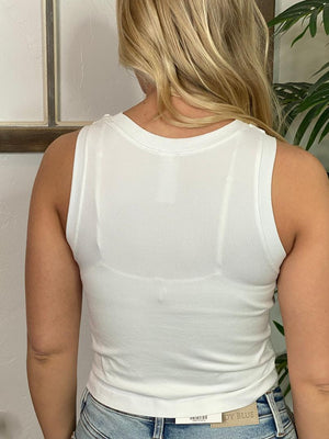 Fitted Cropped Tank in 9 Colors