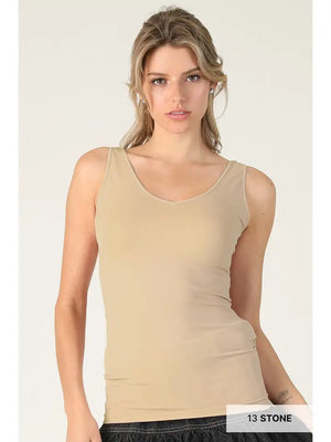 Reversible One Size Tank Top Shape Wear - 4 Colors