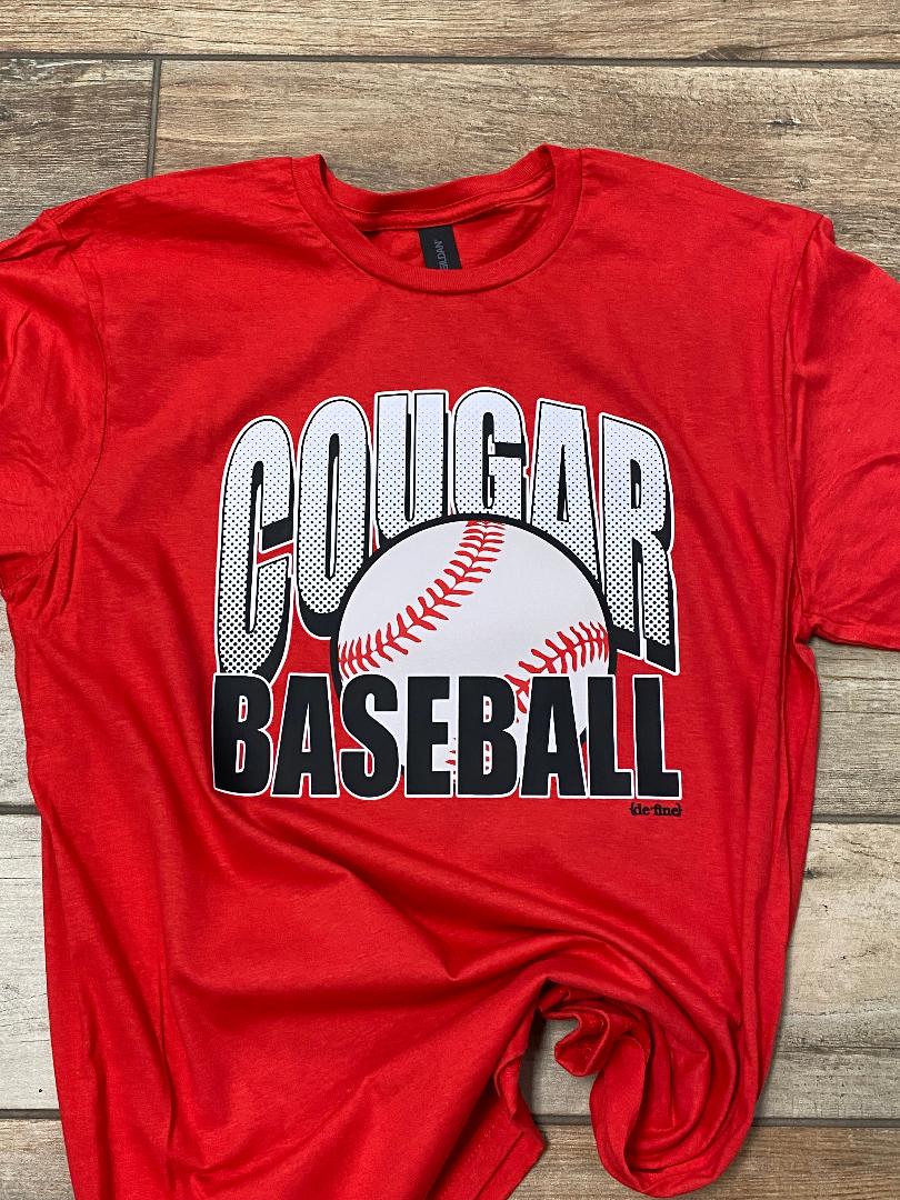 North Rock Creek Cougar Baseball Graphic Tee or Hoodie