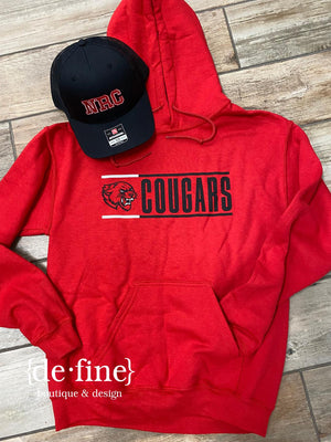 North Rock Creek Cougars Rectangle Mascot Tee and Hoodie