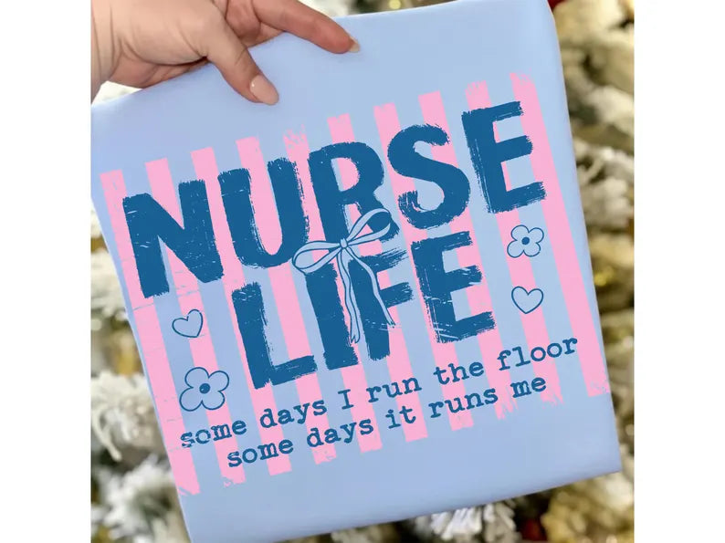 Nurse Life Graphic Tee in 2 Colors