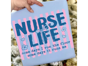 Nurse Life Graphic Tee in 2 Colors