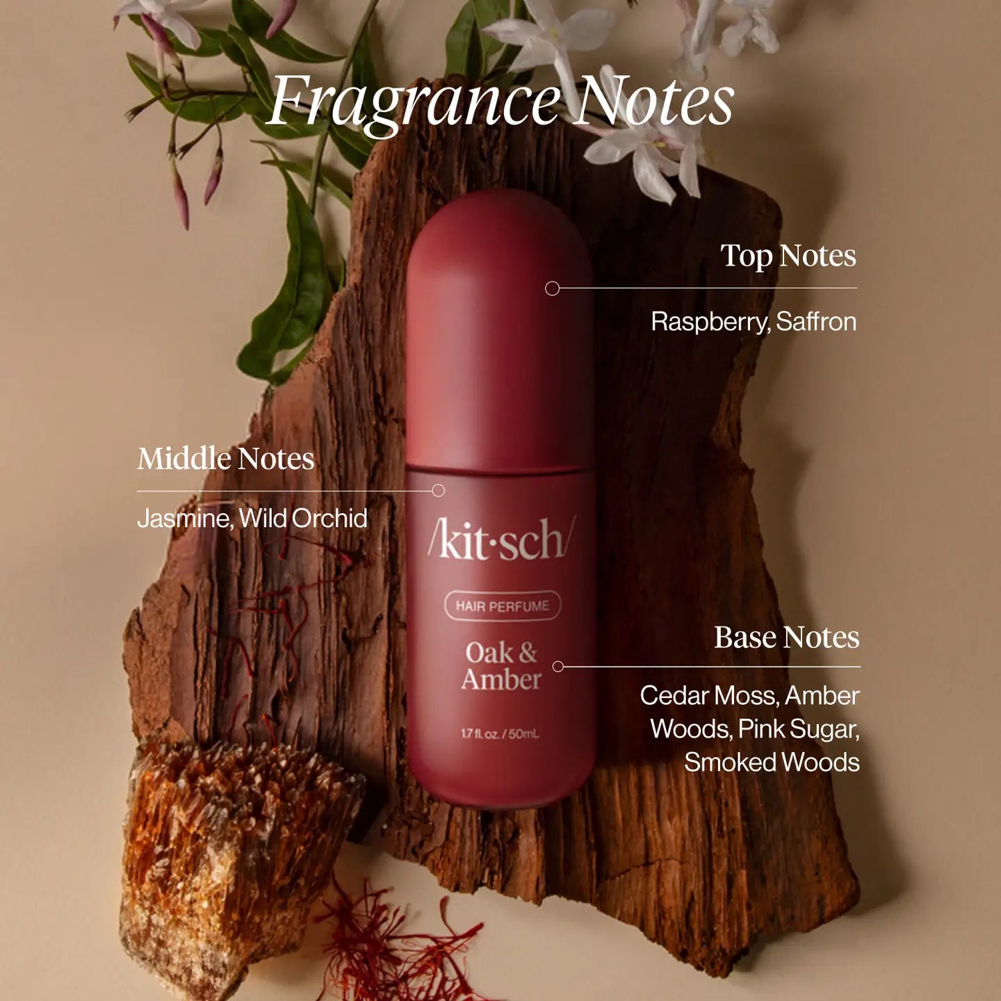 Kitsch Oak and Amber Hair Perfume Spray