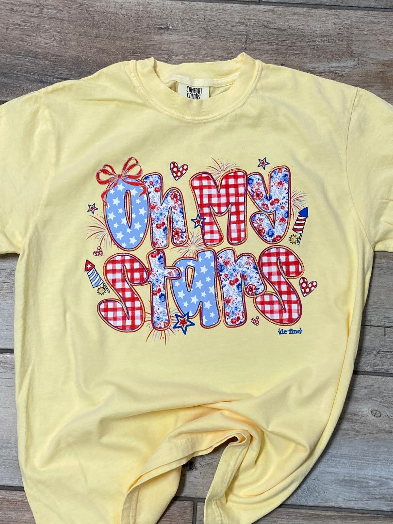 Oh My Stars Patriotic Graphic Tee