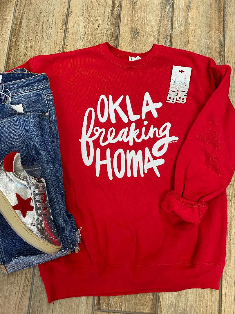 Okla-freaking-Homa Graphic Tee or Sweatshirt